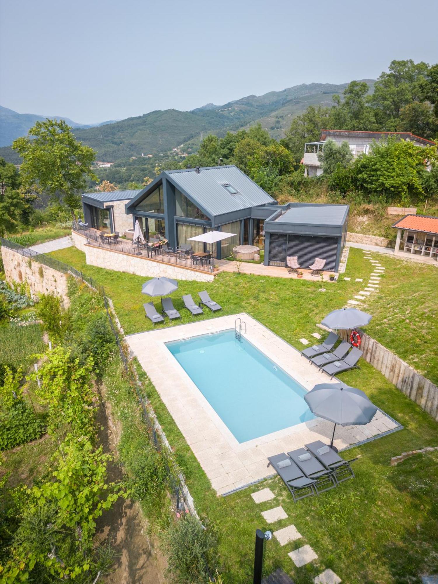 Casas De Bouro 1 Casa Das Hortensias Терас де Буро Екстериор снимка